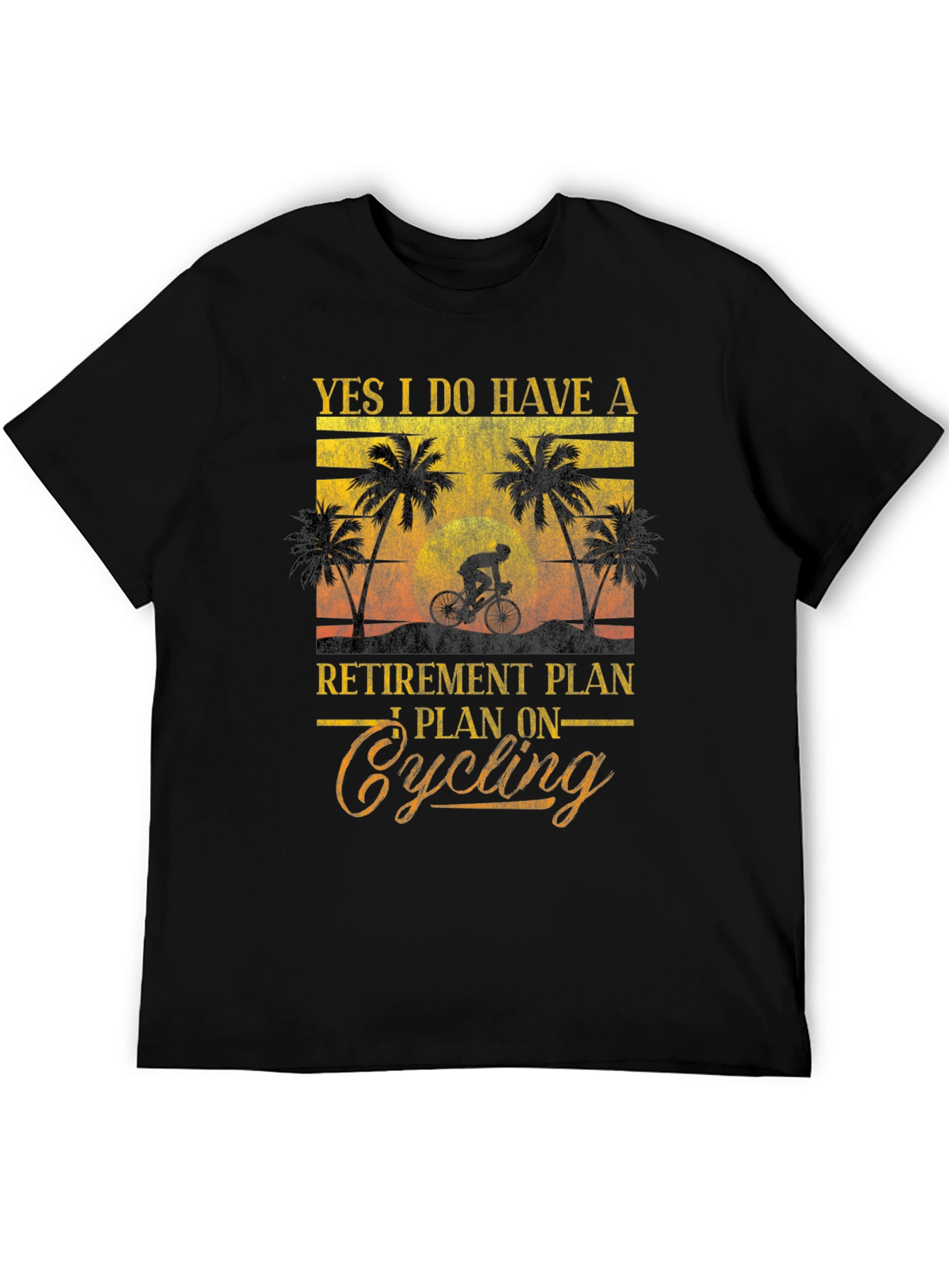 Cycling Retirement Plan Graphic Tee