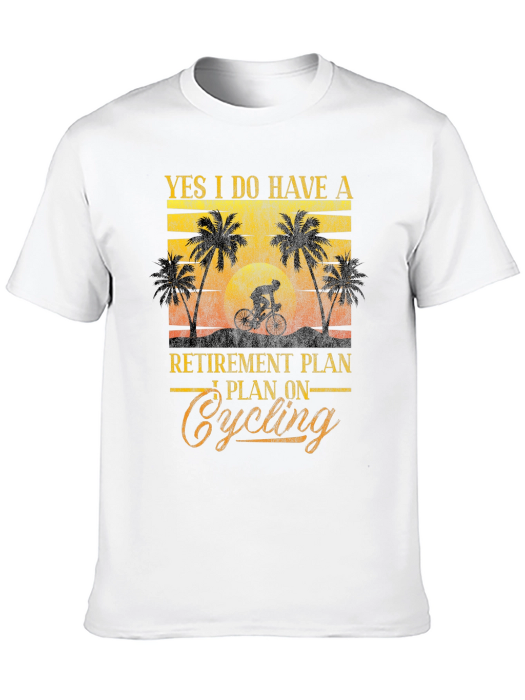 Cycling Retirement Plan Graphic Tee