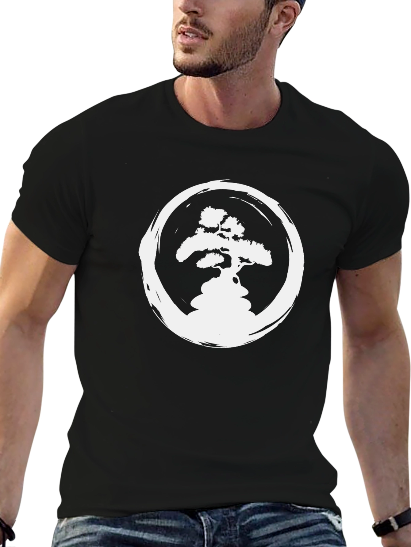 Zen Bonsai Tree T-Shirt -  Stylish Casual Tee