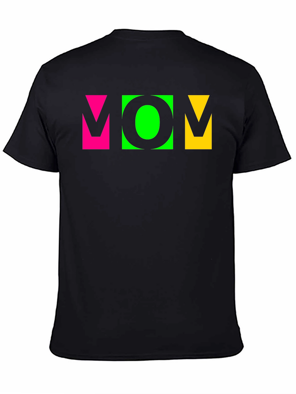 Vibrant MOM Graphic Tee - Stylish Crew Neck T-Shirt