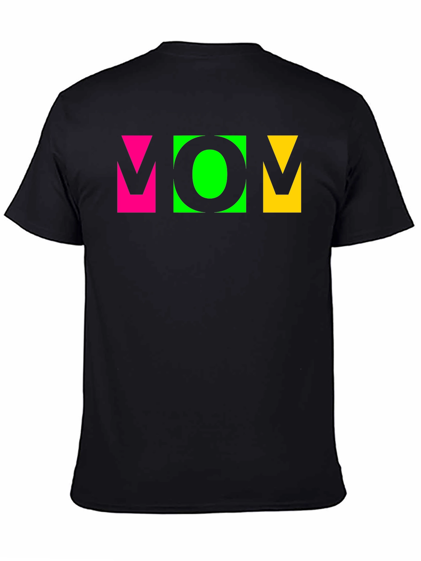 Vibrant MOM Graphic Tee - Stylish Crew Neck T-Shirt