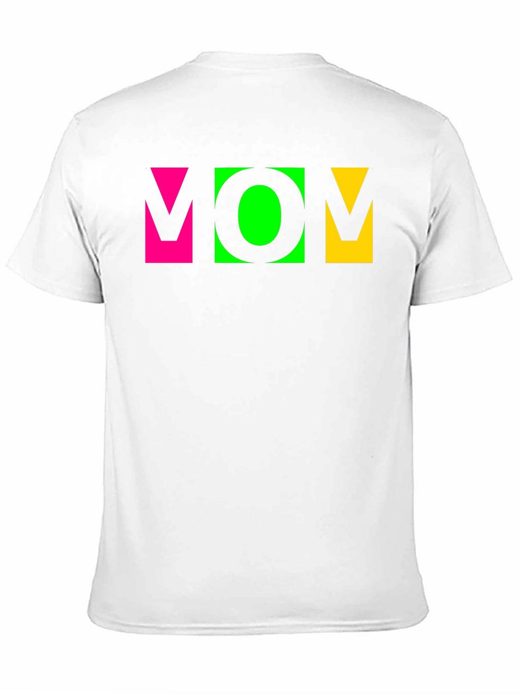 Vibrant MOM Graphic Tee - Stylish Crew Neck T-Shirt