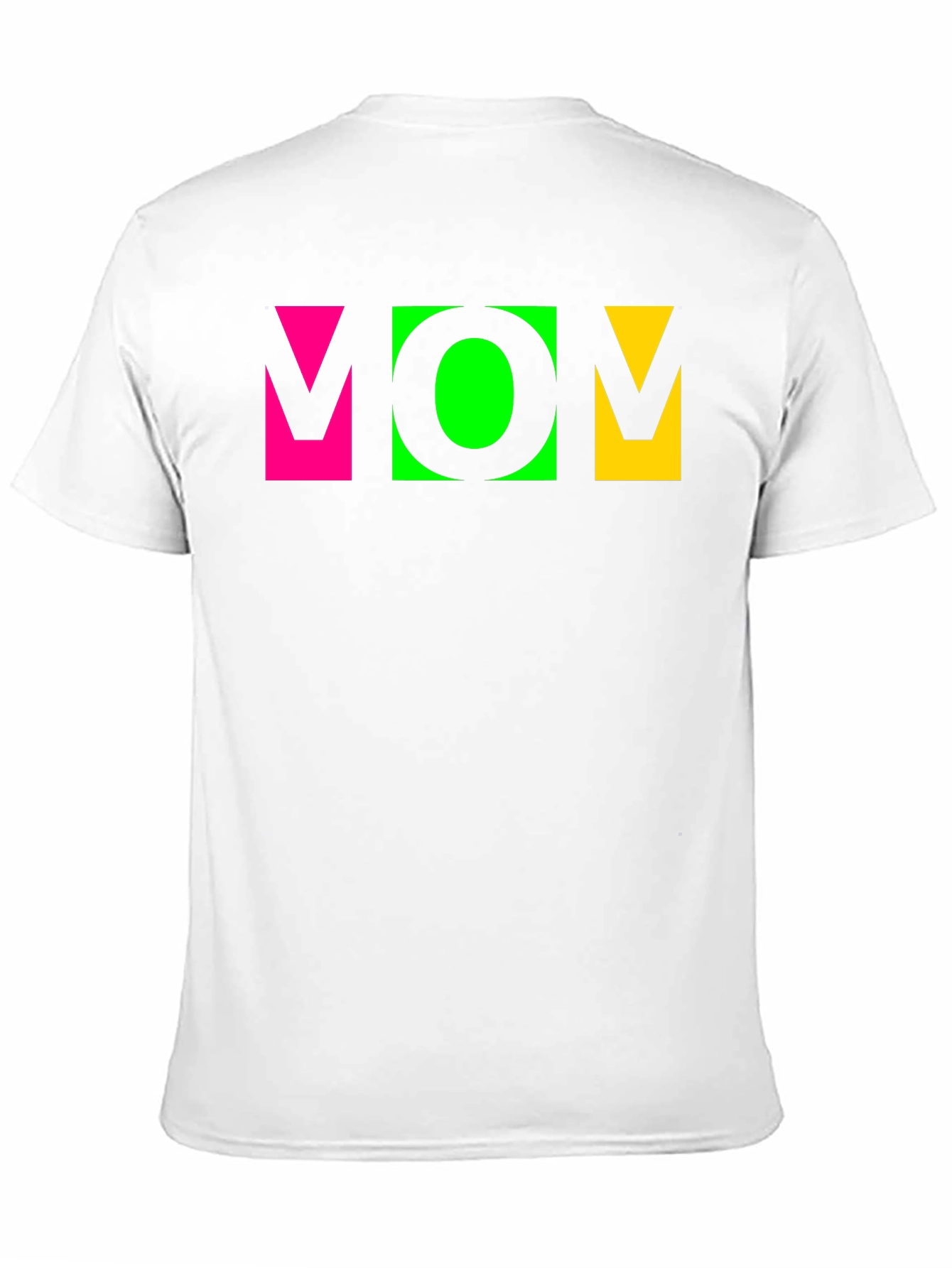 Vibrant MOM Graphic Tee - Stylish Crew Neck T-Shirt
