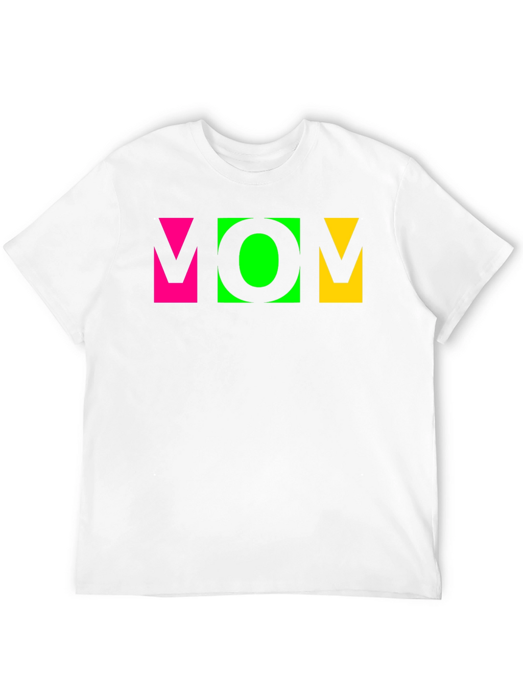 Vibrant MOM Graphic Tee - Stylish Crew Neck T-Shirt
