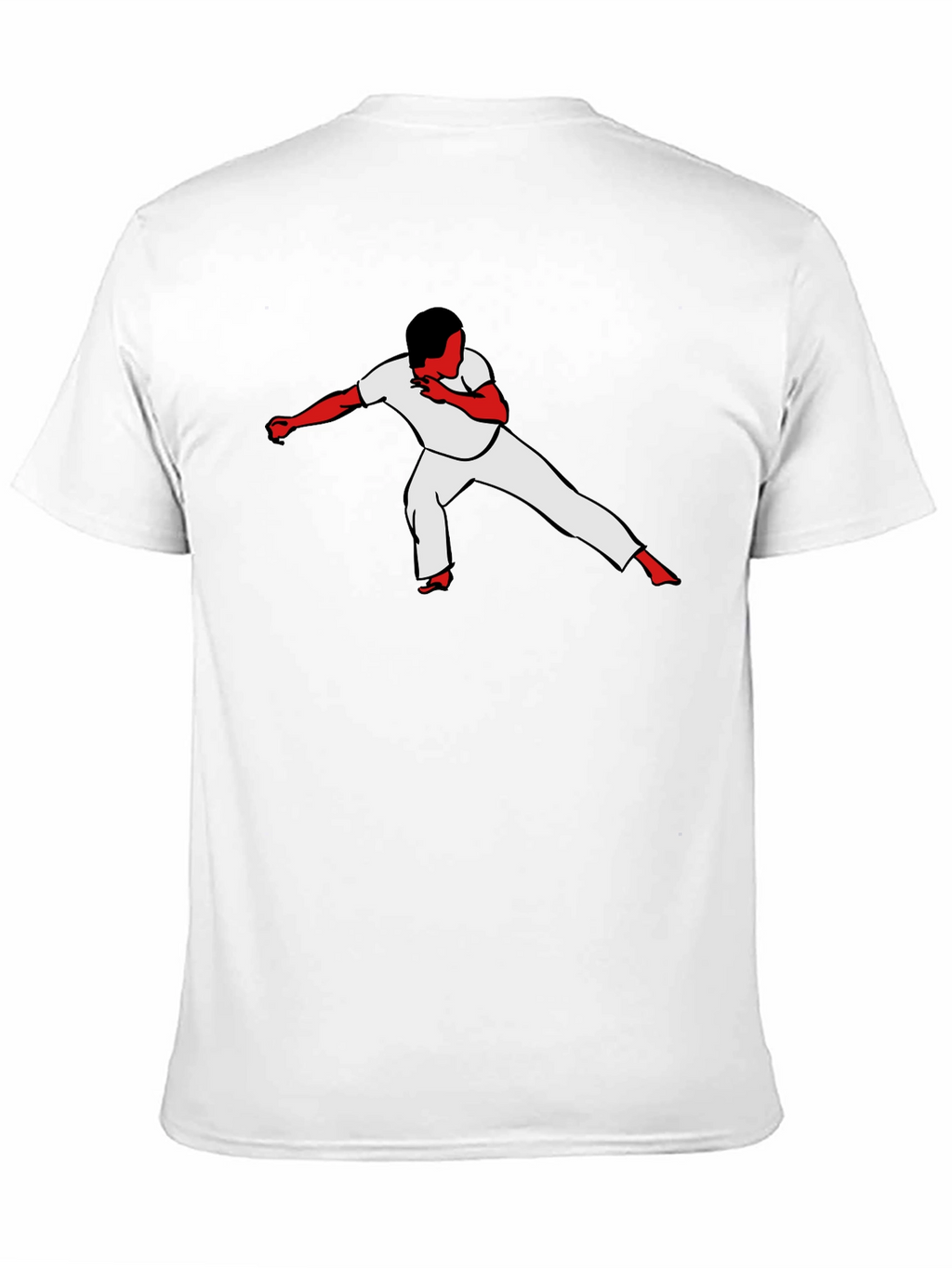Capoeira Silhouette Black T-Shirt