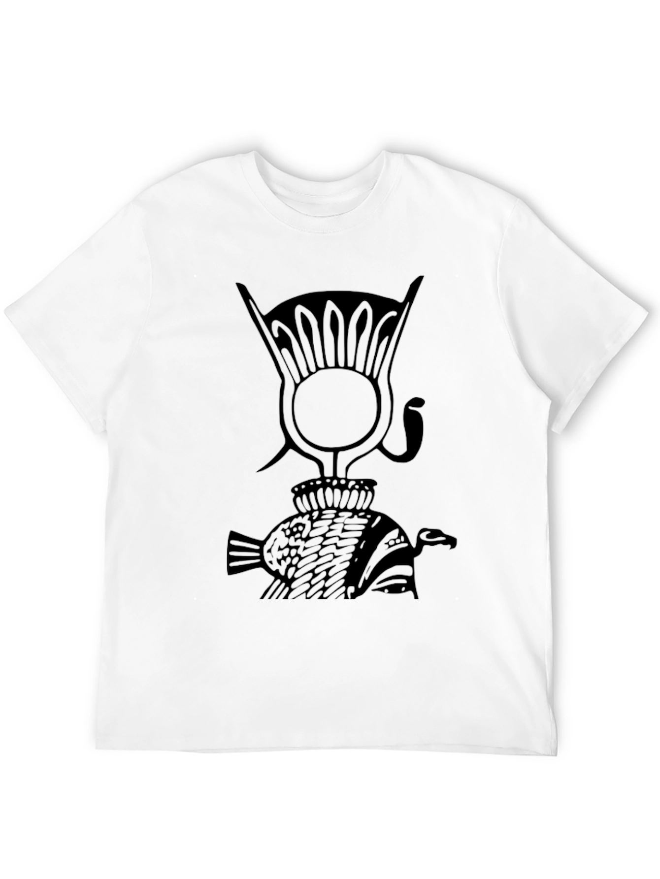 Egyptian Symbol Graphic Black T-Shirt