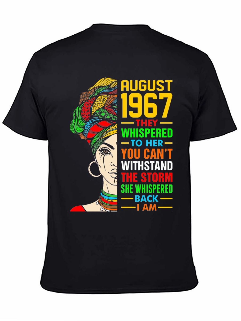 August 1967 Black Woman T-Shirt