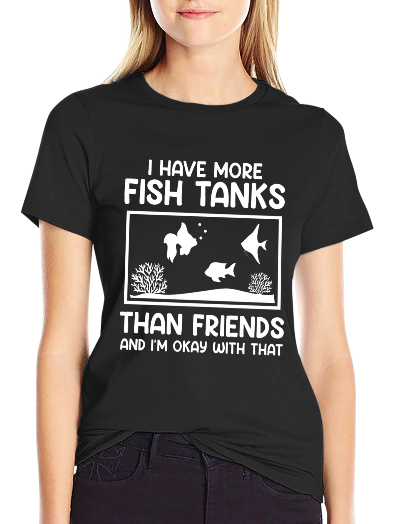 Funny Fish Tank Lover T-Shirt - More Tanks Than Friends Tee