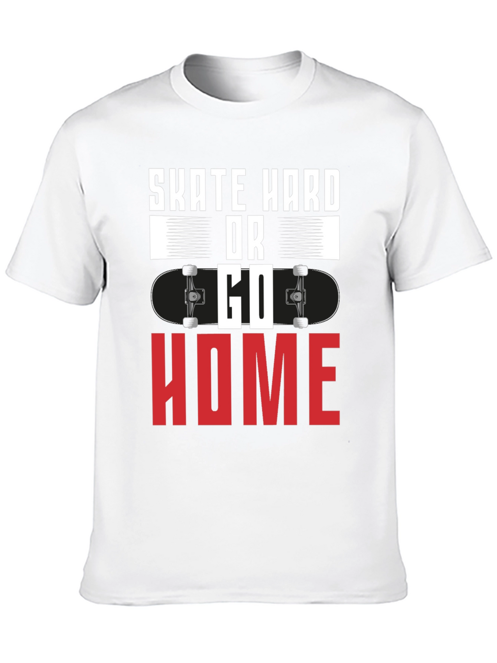 Skate Hard or Go Home Graphic Tee