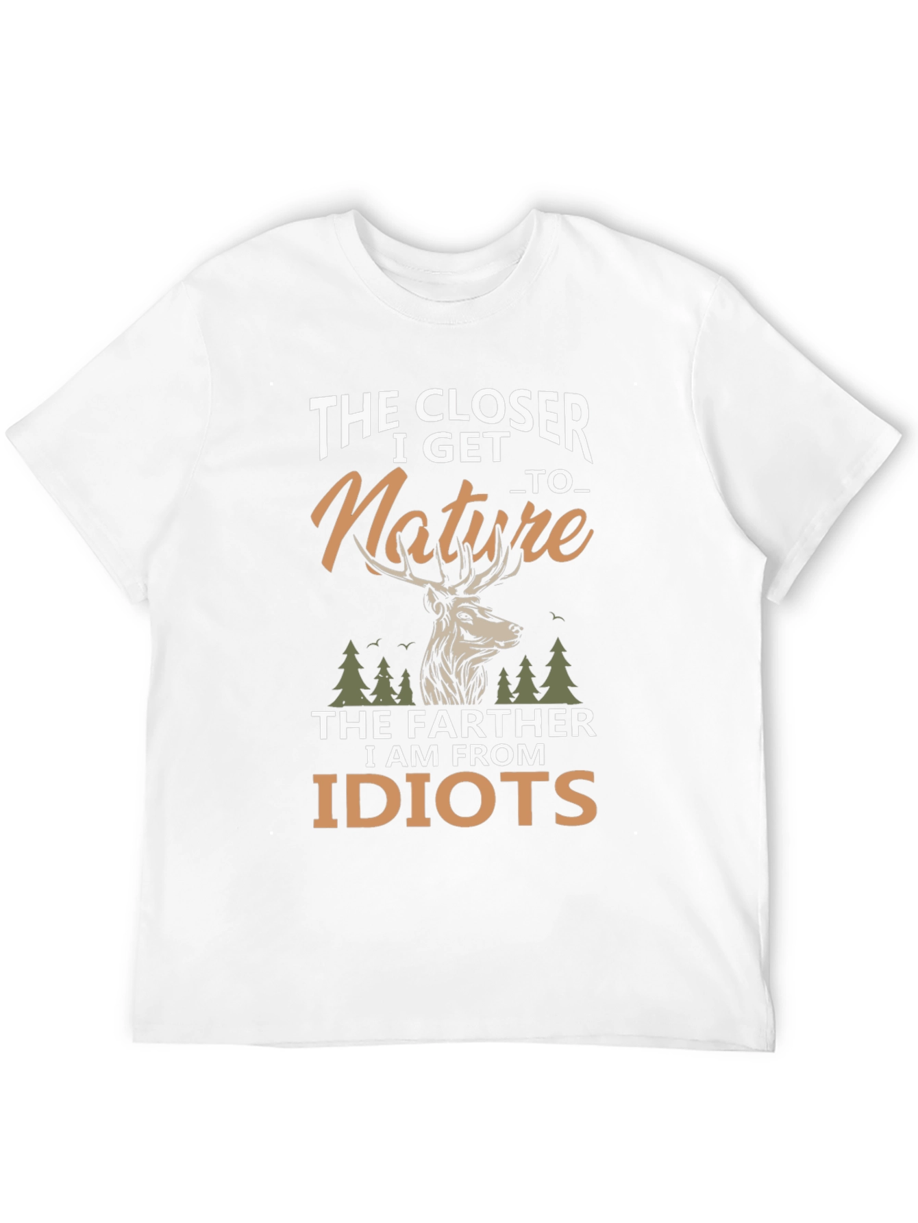 Nature Lover Graphic Tee - The Closer I Get