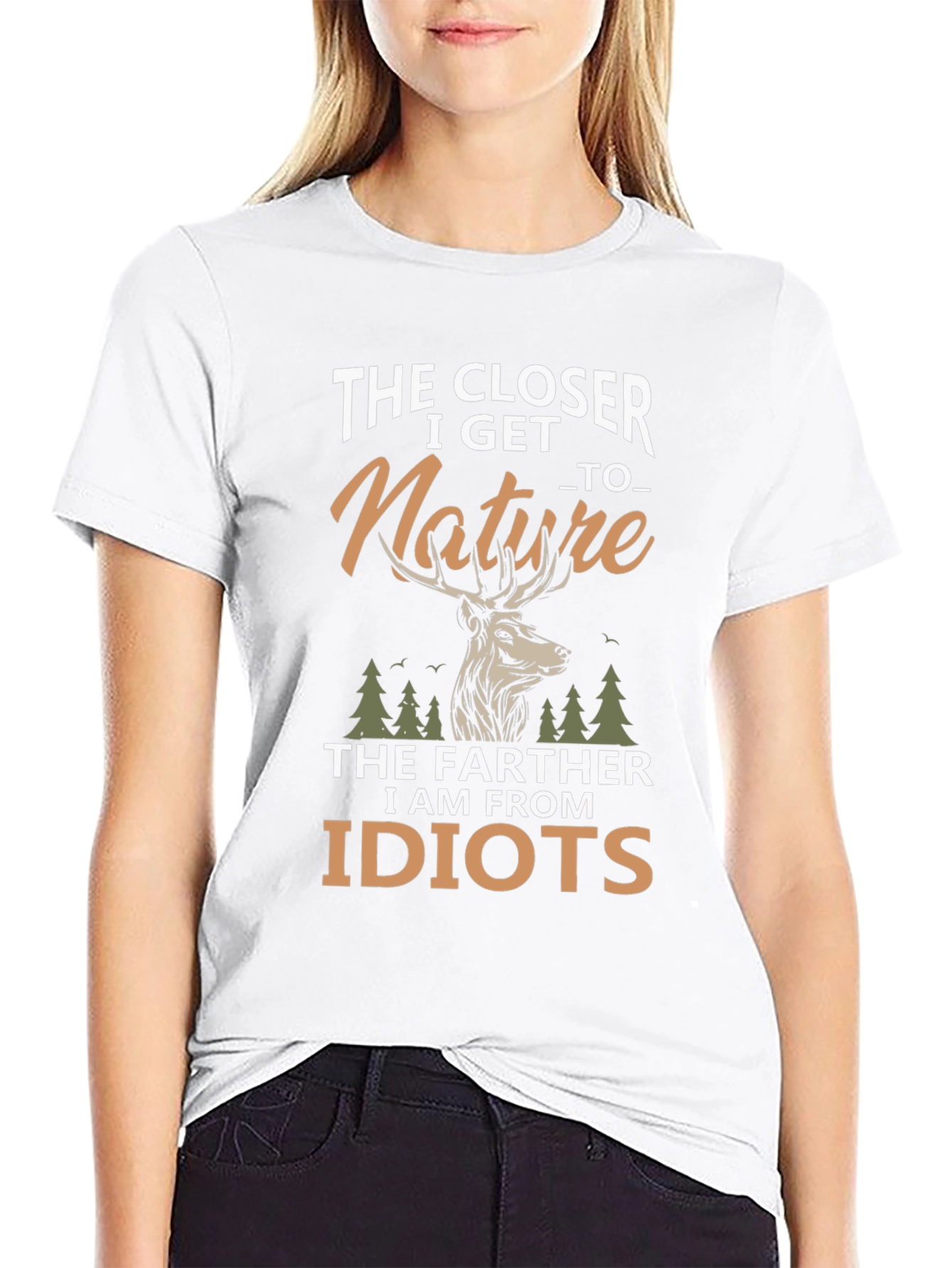 Nature Lover Graphic Tee - The Closer I Get