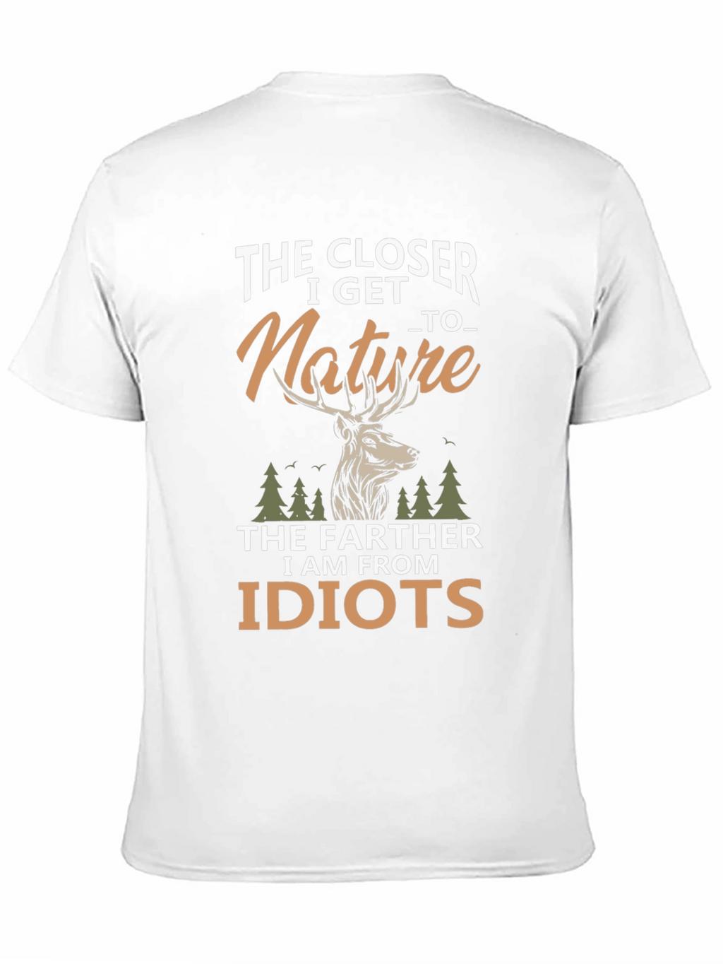 Nature Lover Graphic Tee - The Closer I Get