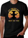 Eff You See Kay Dog Yoga Black T-Shirt