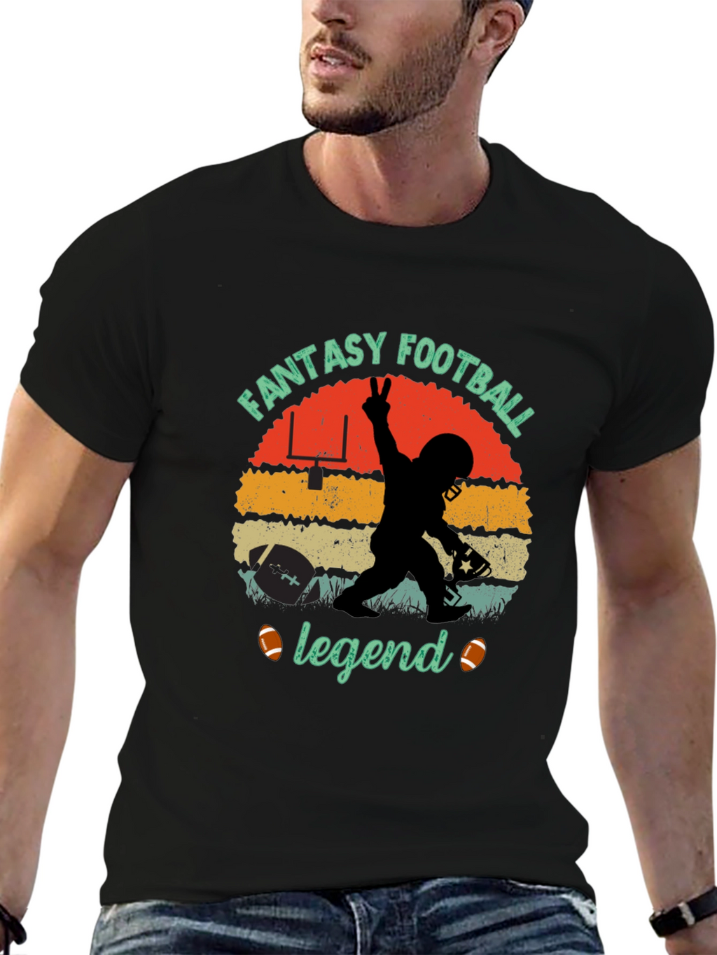Fantasy Football Legend Graphic T-Shirt