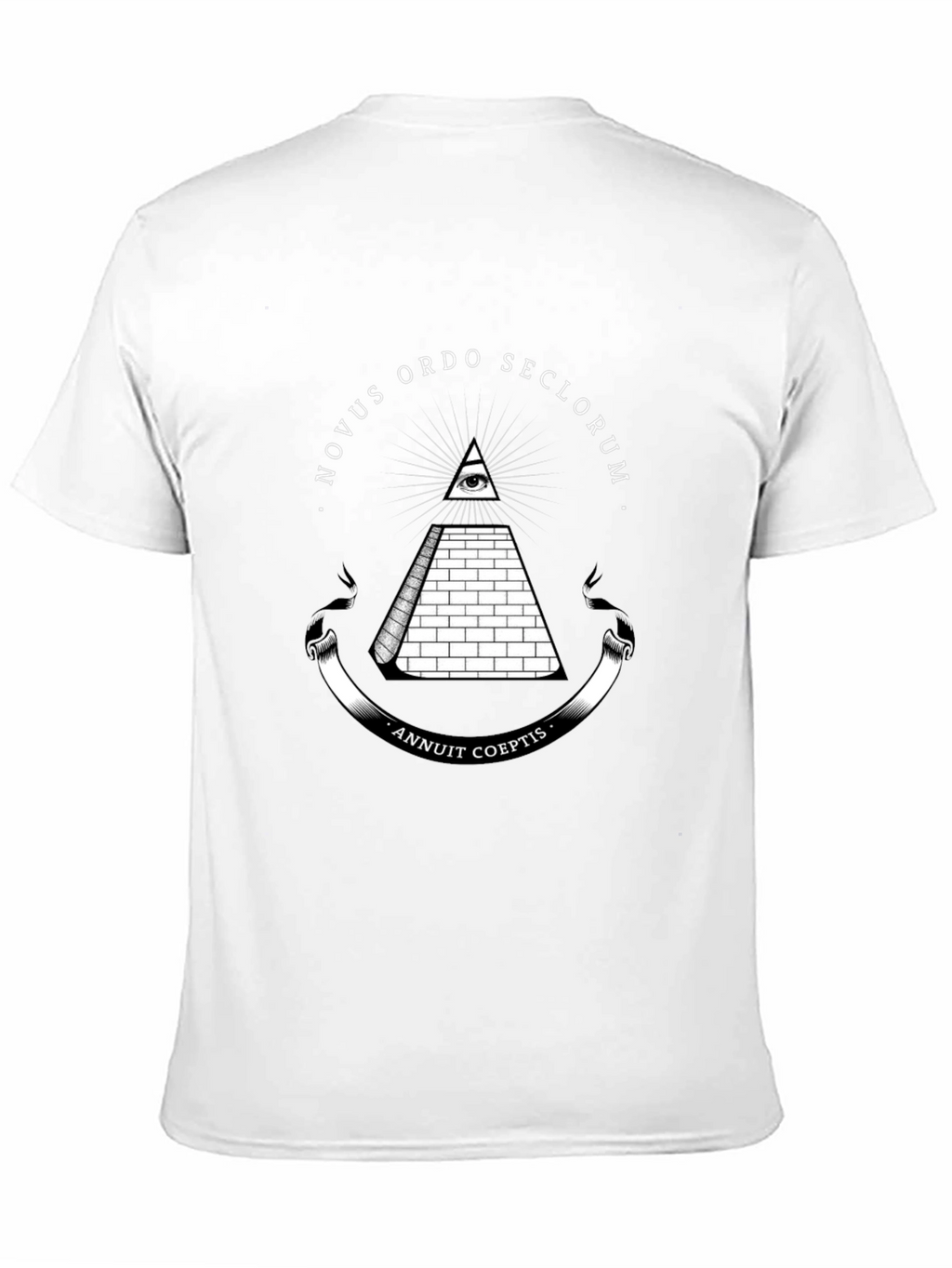 All-Seeing Eye Pyramid Graphic Tee - Black