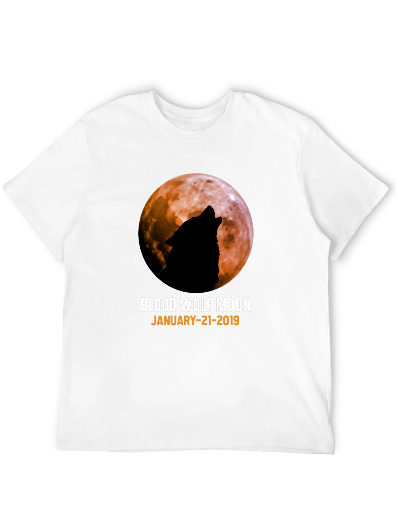 Blood Wolf Moon T-Shirt - January 21 2019