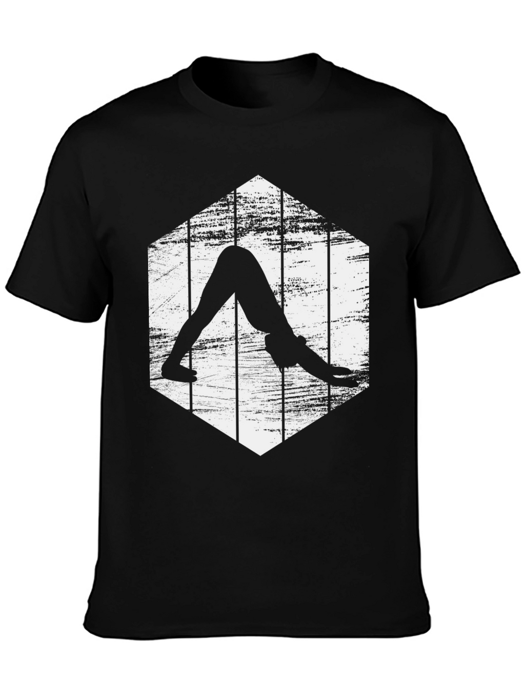 Yoga Pose Graphic Tee - Downward Dog Shirt