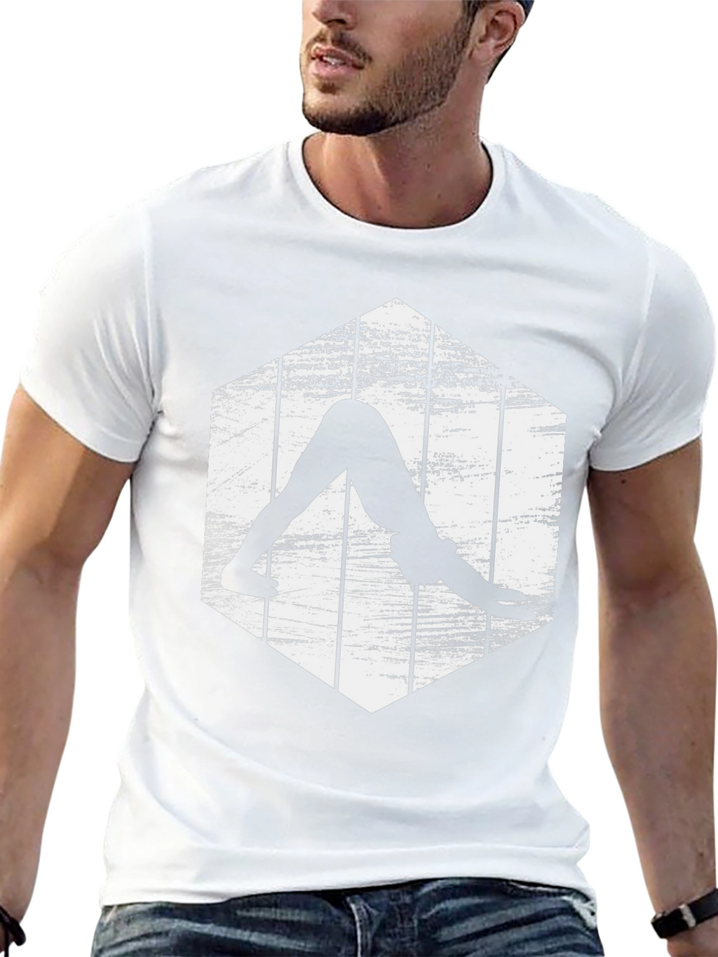 Yoga Pose Graphic Tee - Downward Dog Shirt