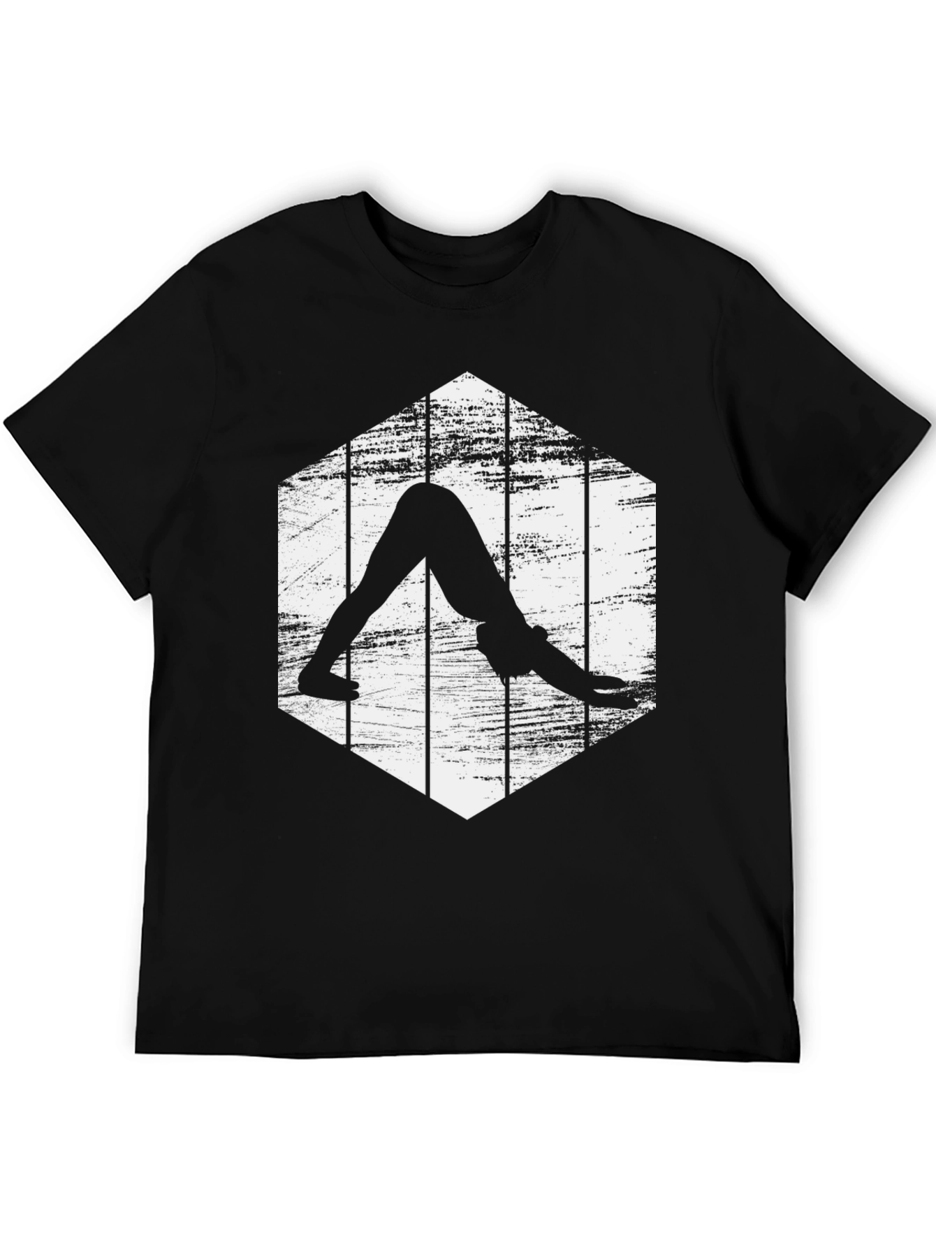 Yoga Pose Graphic Tee - Downward Dog Shirt