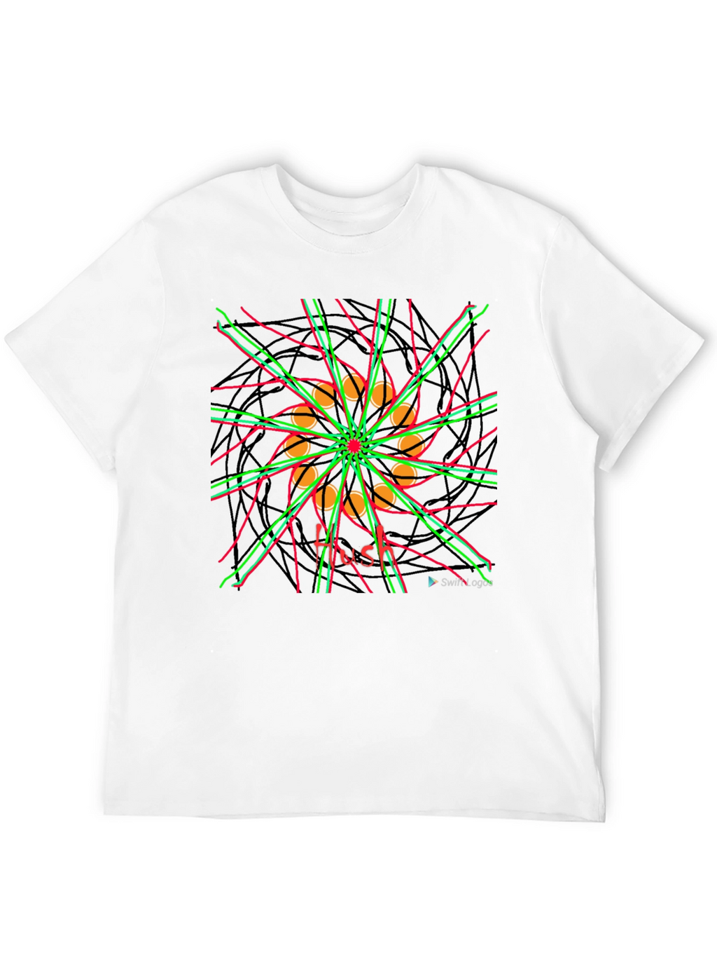 Abstract Graphic Tee - Modern Art Shirt