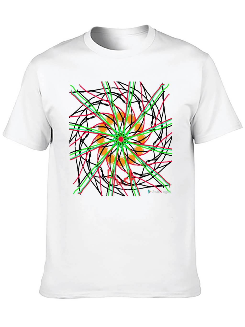 Abstract Graphic Tee - Modern Art Shirt