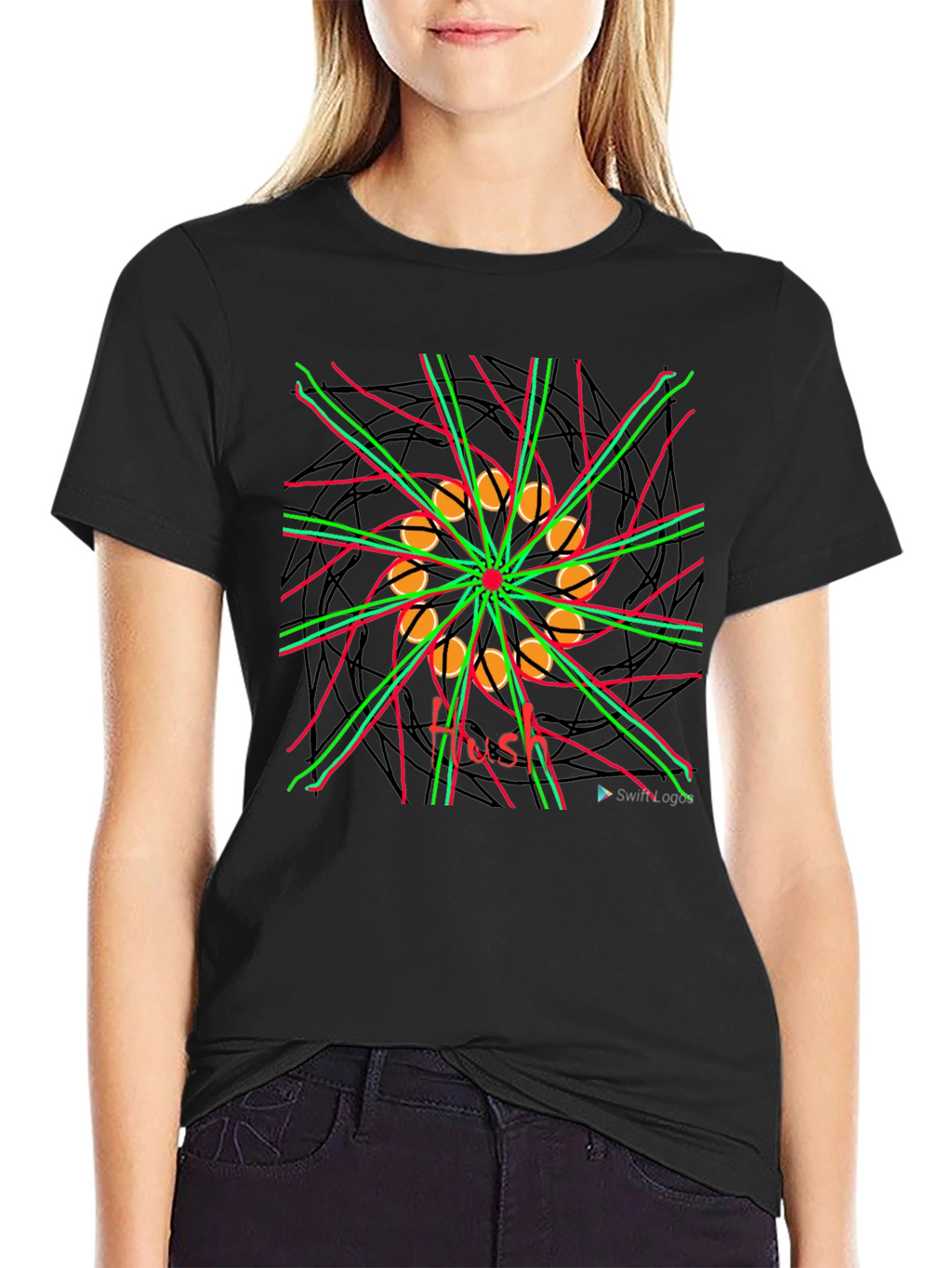 Abstract Graphic Tee - Modern Art Shirt