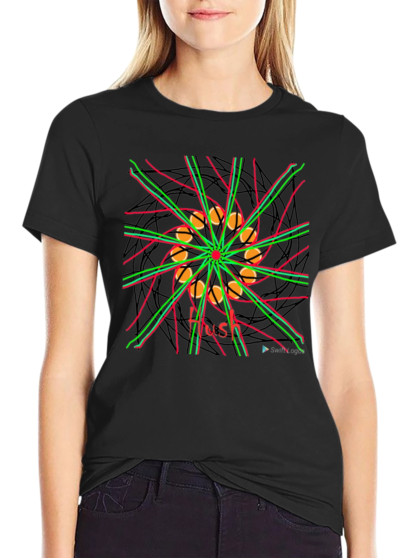 Abstract Graphic Tee - Modern Art Shirt