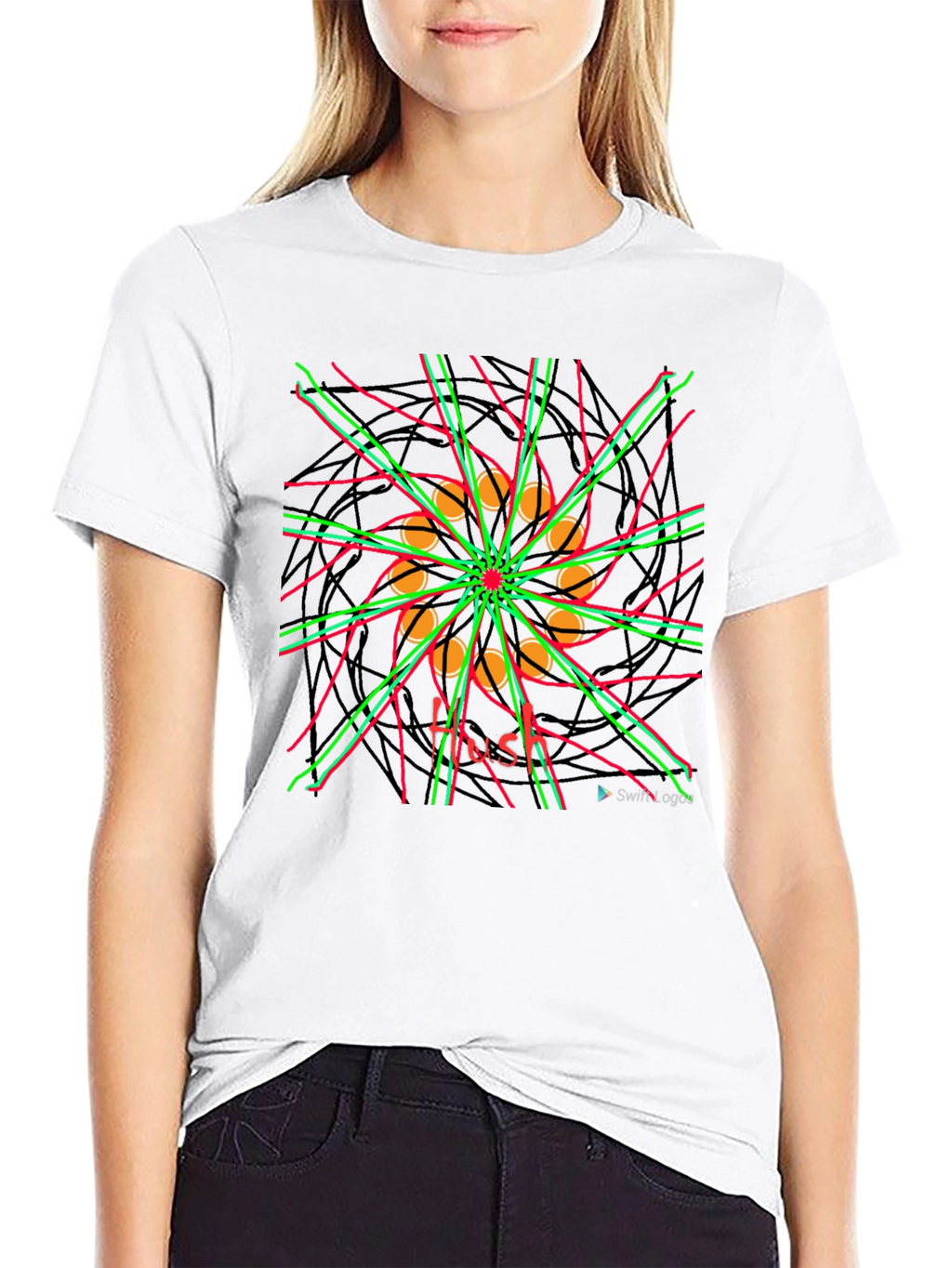 Abstract Graphic Tee - Modern Art Shirt