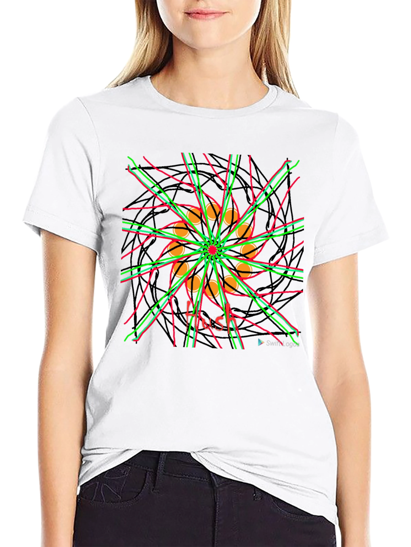 Abstract Graphic Tee - Modern Art Shirt