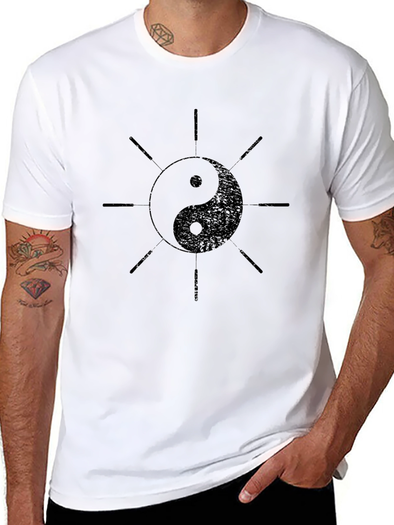Yin Yang Acupuncture T-Shirt - Balance & Harmony