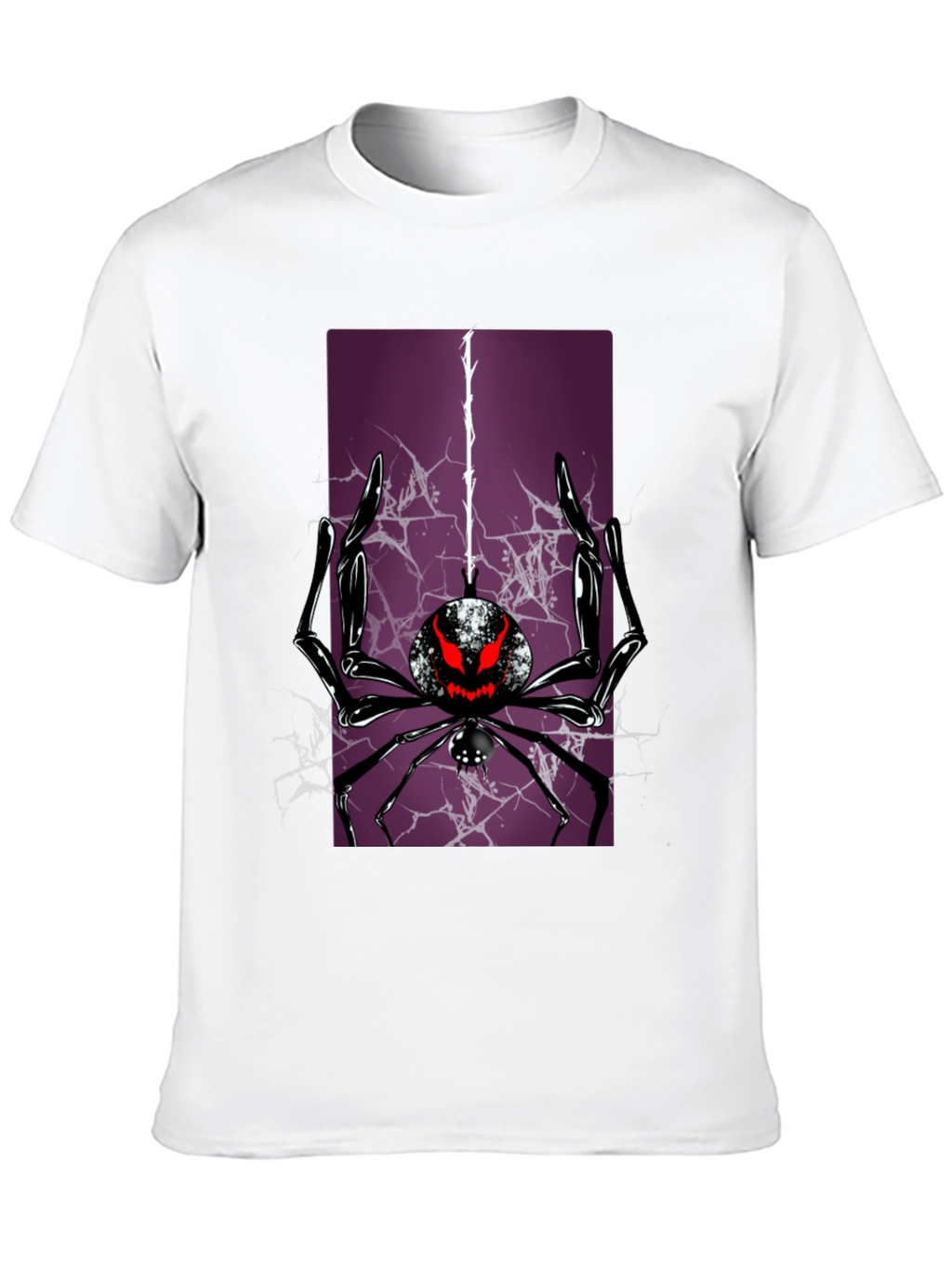 Spider Graphic T-Shirt - Black