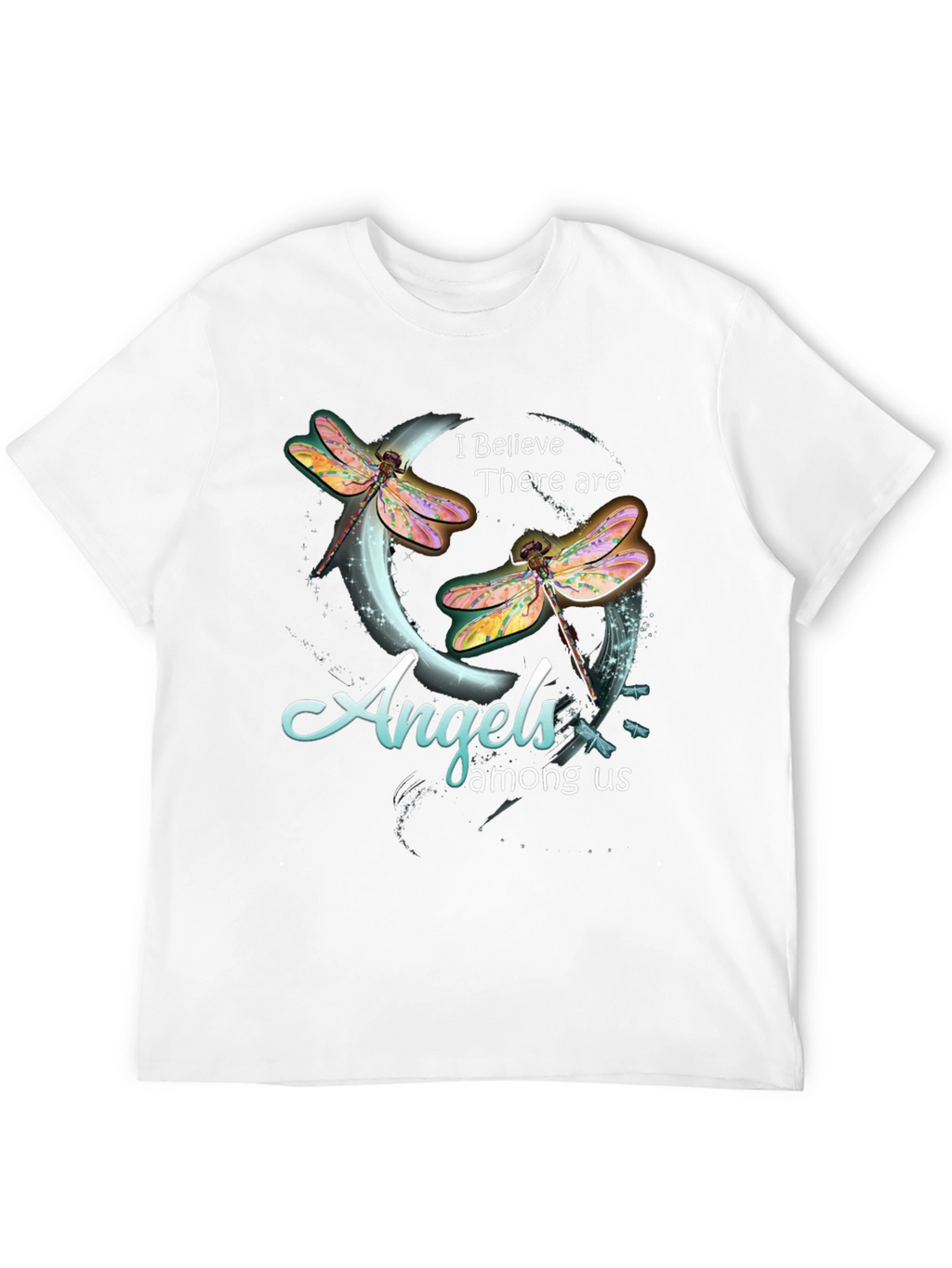 Angels Among Us Dragonfly Graphic T-Shirt