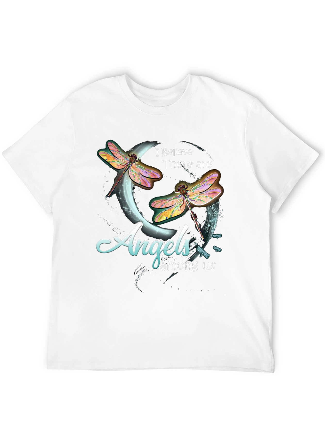 Angels Among Us Dragonfly Graphic T-Shirt
