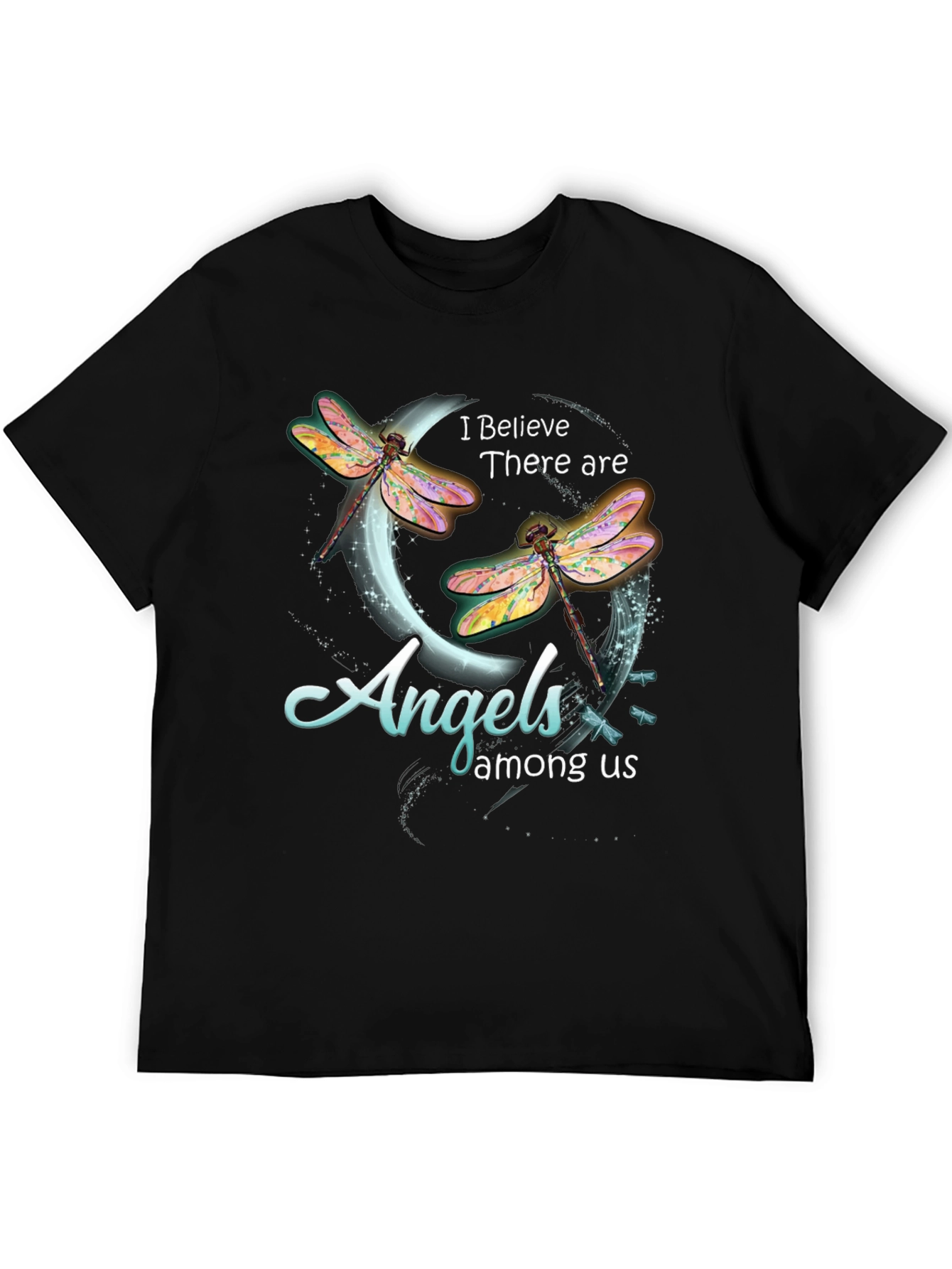 Angels Among Us Dragonfly Graphic T-Shirt