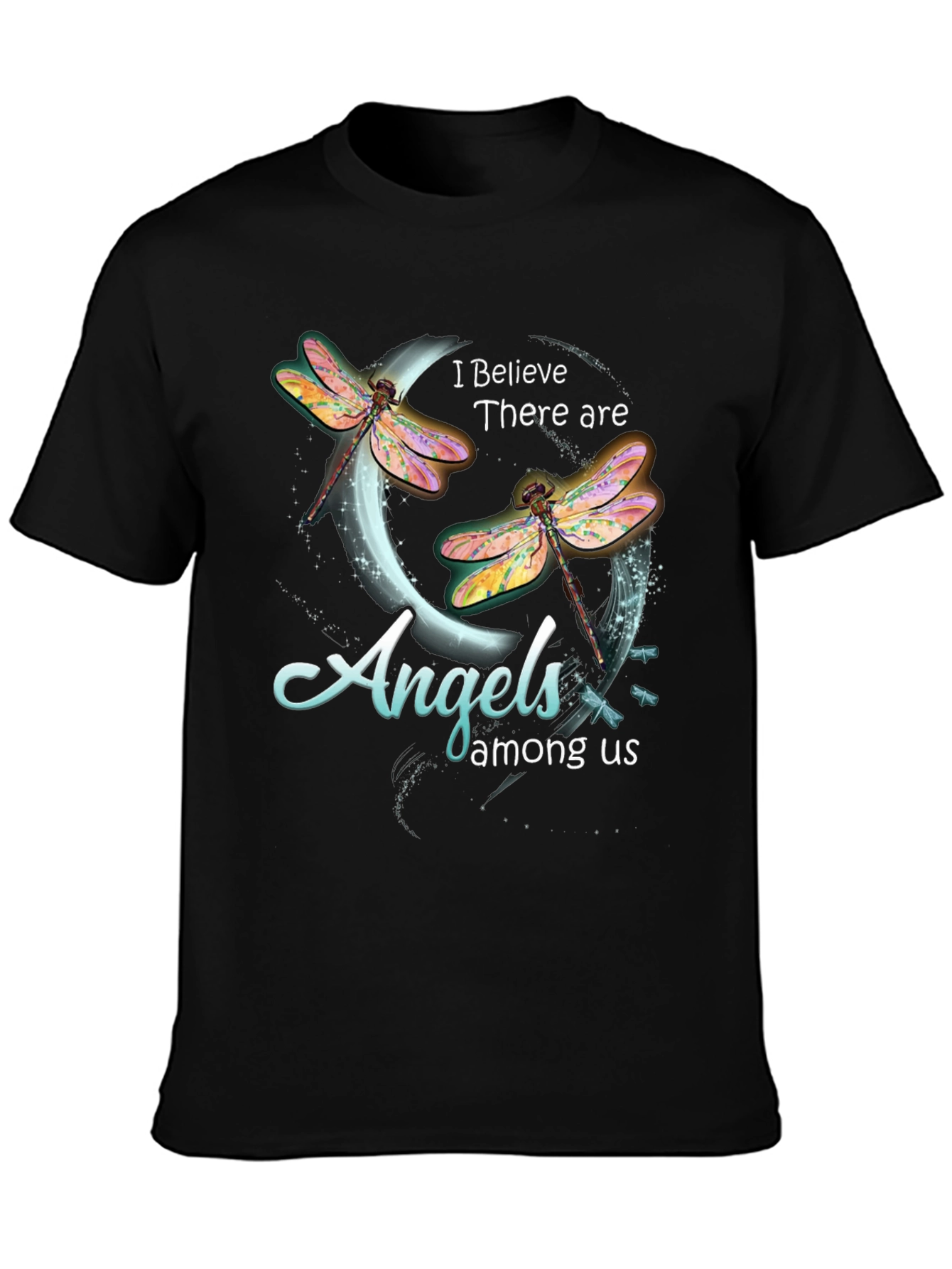 Angels Among Us Dragonfly Graphic T-Shirt