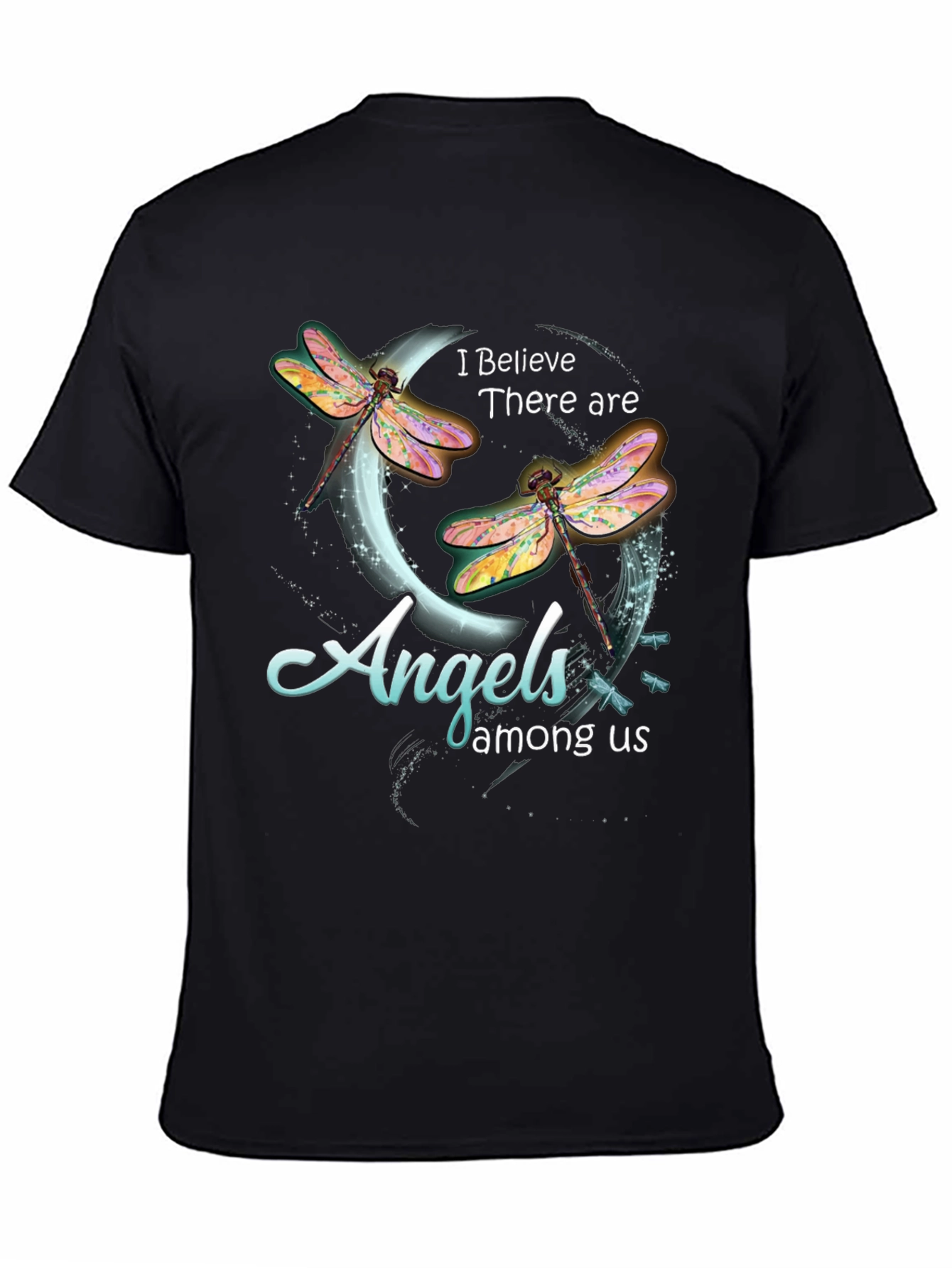 Angels Among Us Dragonfly Graphic T-Shirt