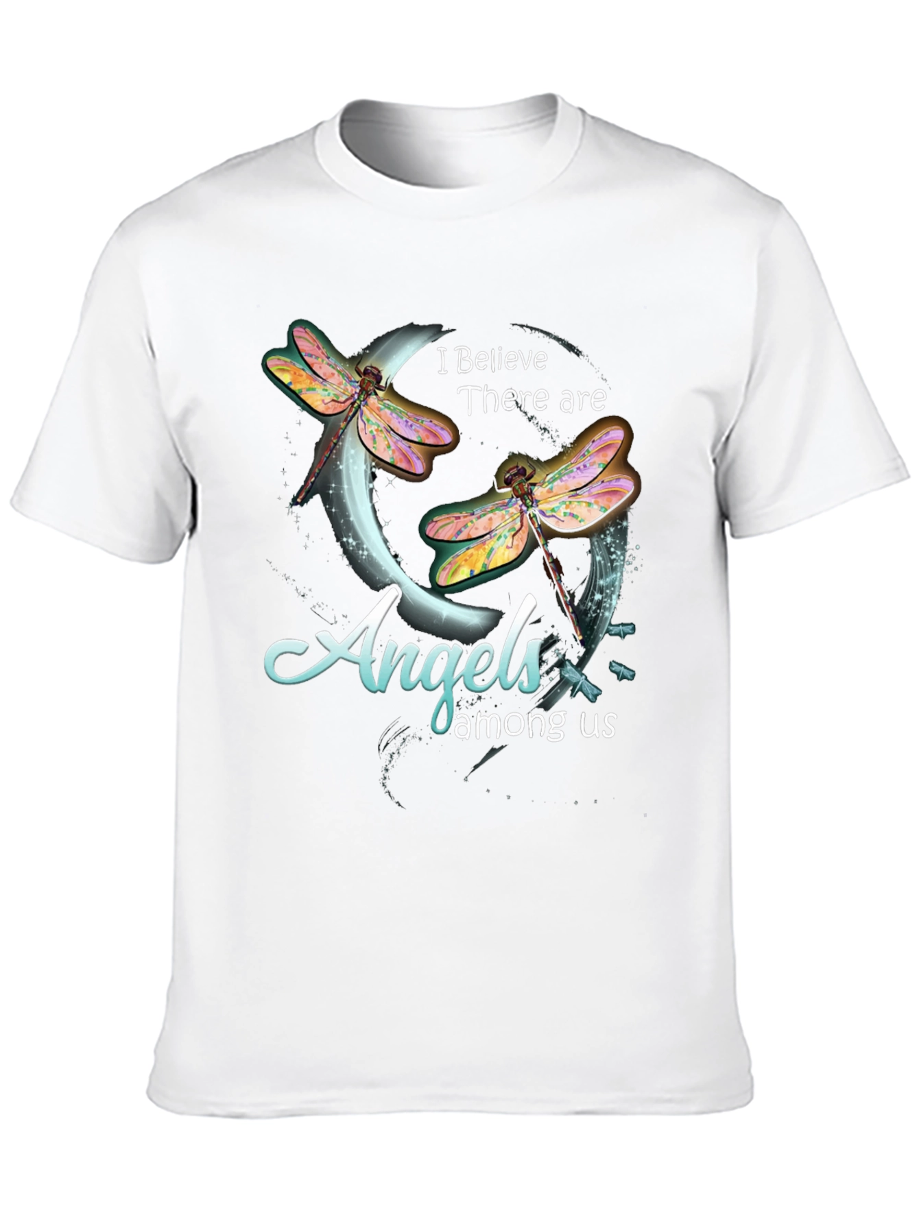 Angels Among Us Dragonfly Graphic T-Shirt