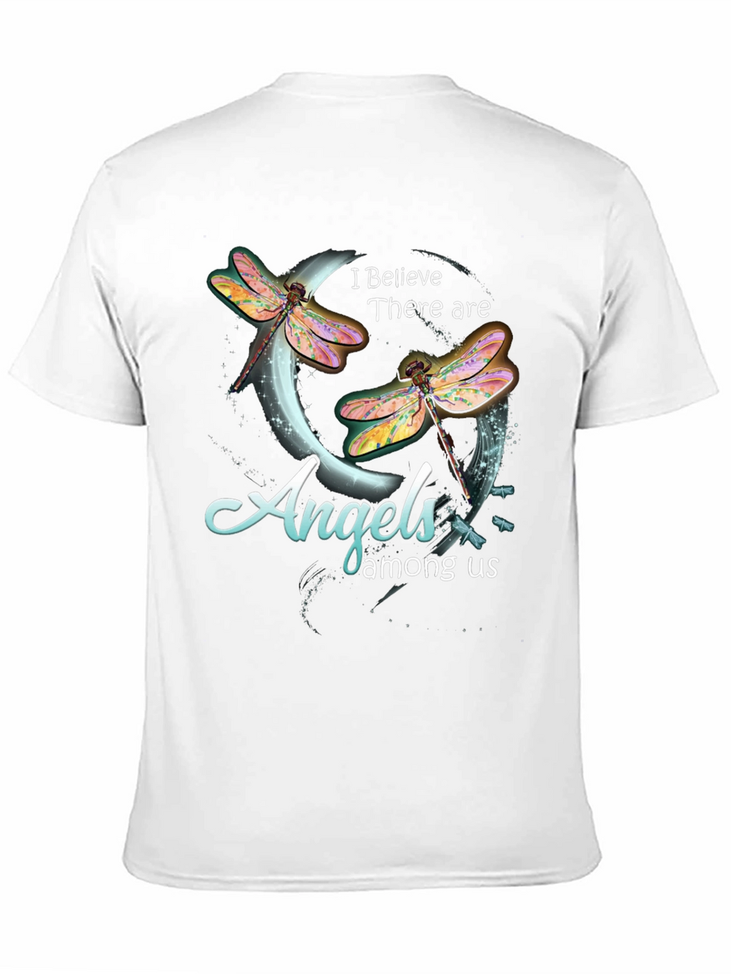 Angels Among Us Dragonfly Graphic T-Shirt