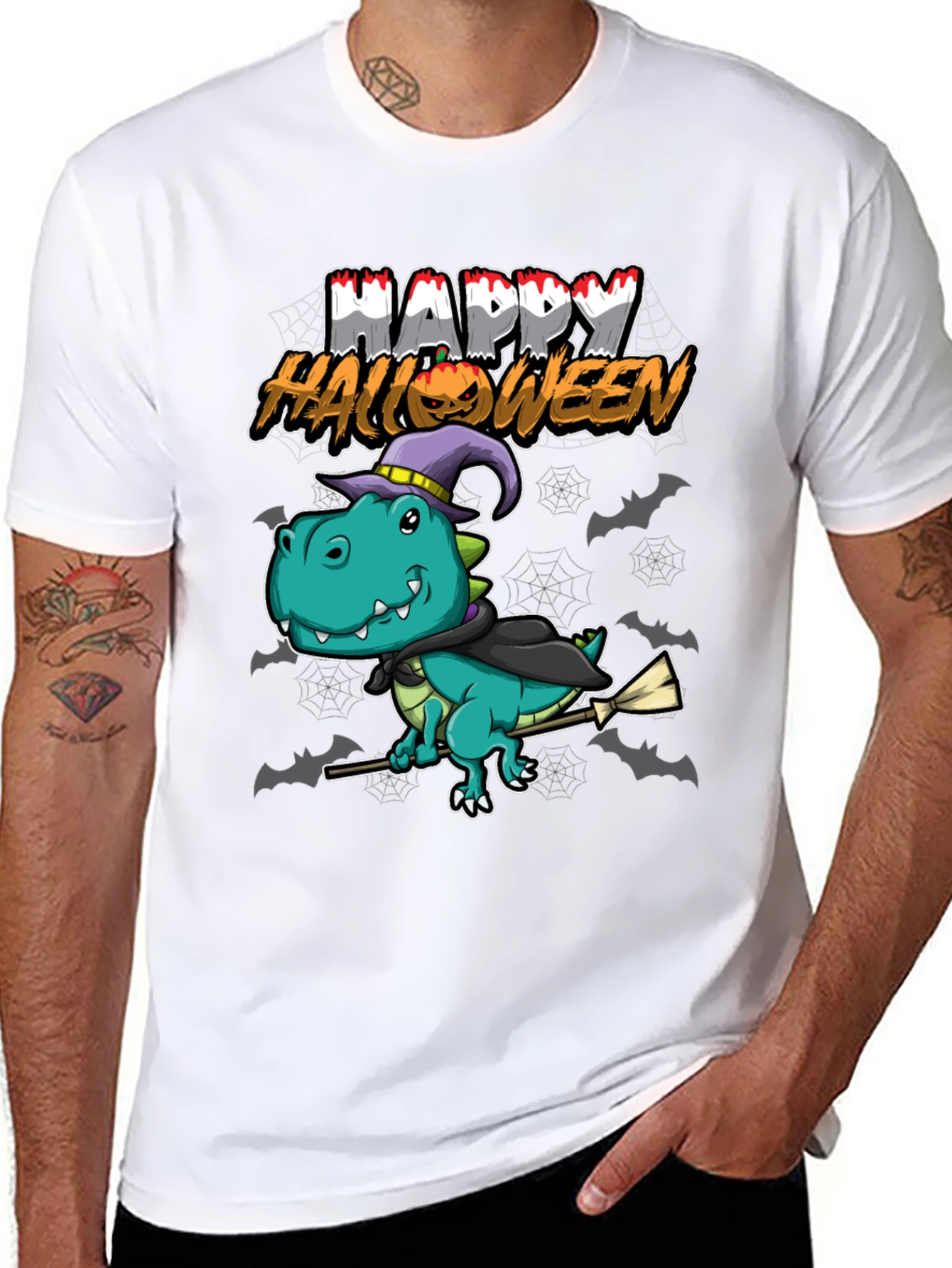 Dinosaur Happy Halloween T-Shirt