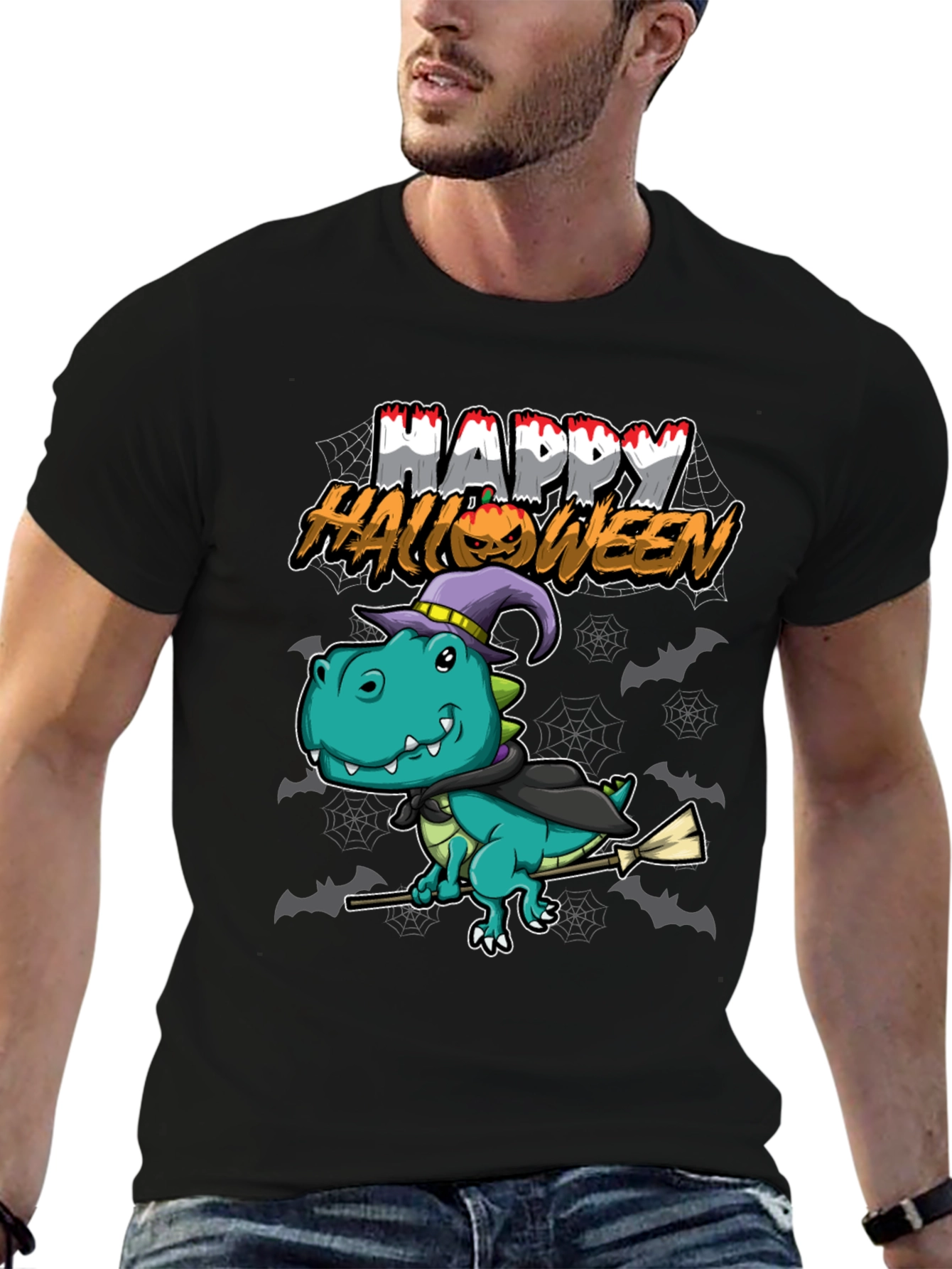 Dinosaur Happy Halloween T-Shirt