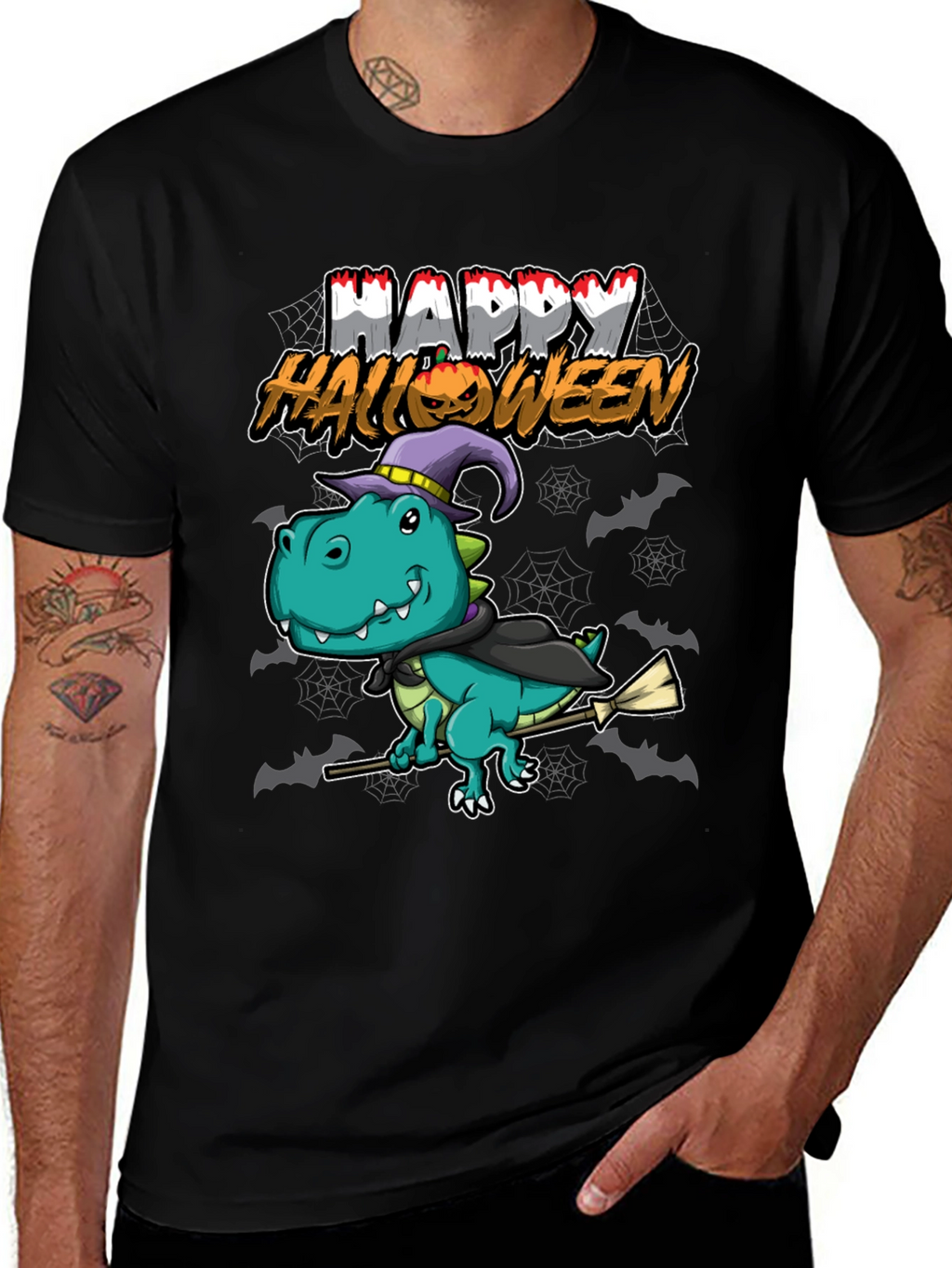 Dinosaur Happy Halloween T-Shirt