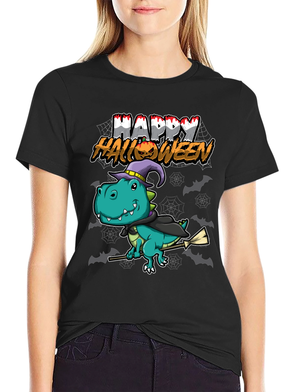 Dinosaur Happy Halloween T-Shirt
