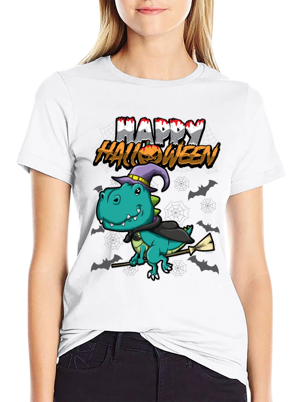 Dinosaur Happy Halloween T-Shirt