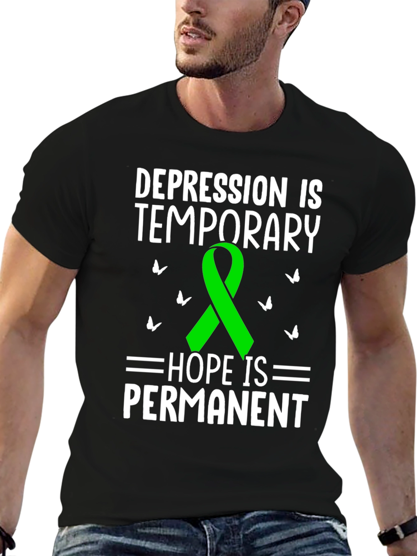 Depression Awareness T-Shirt - Hope is Permanent