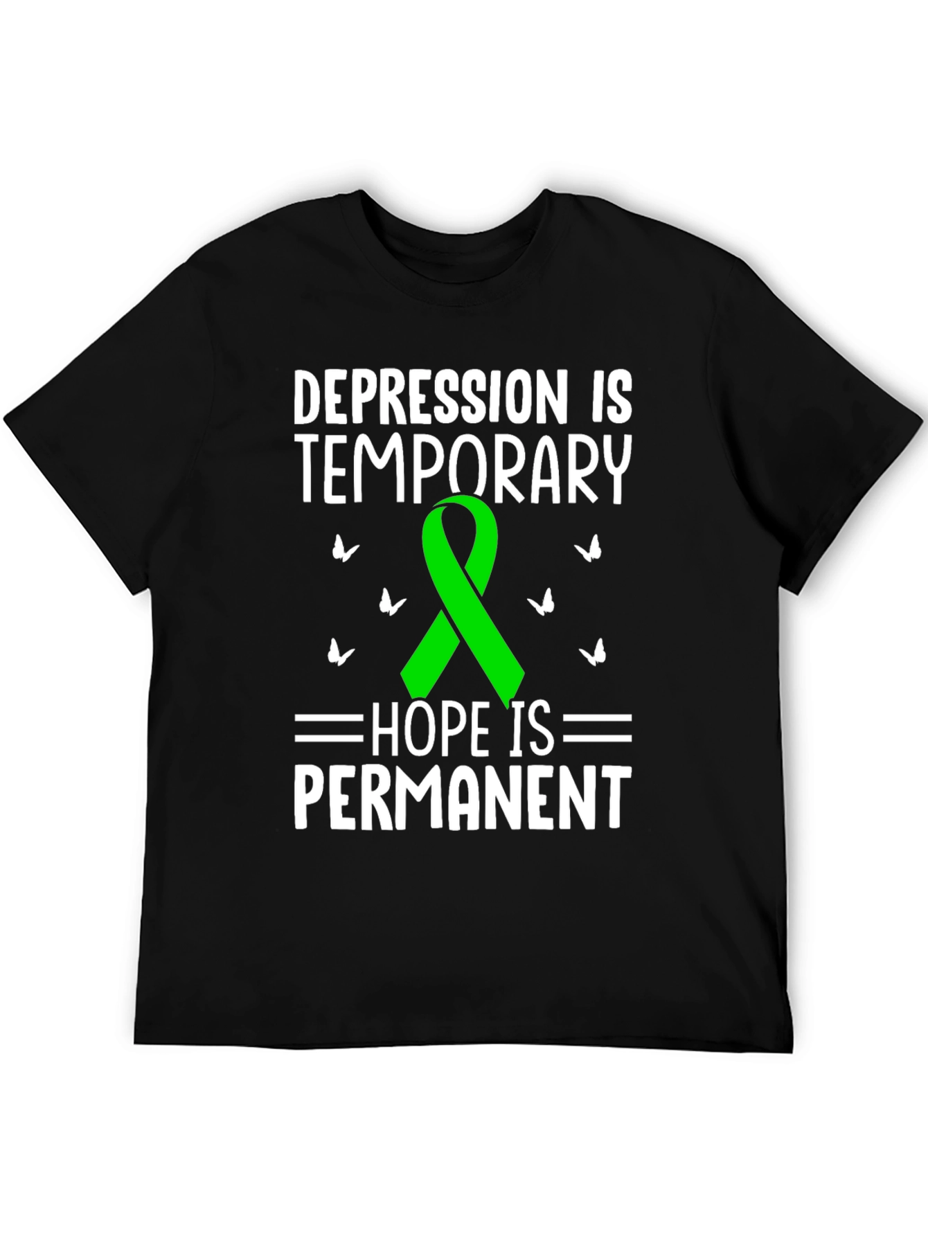 Depression Awareness T-Shirt - Hope is Permanent