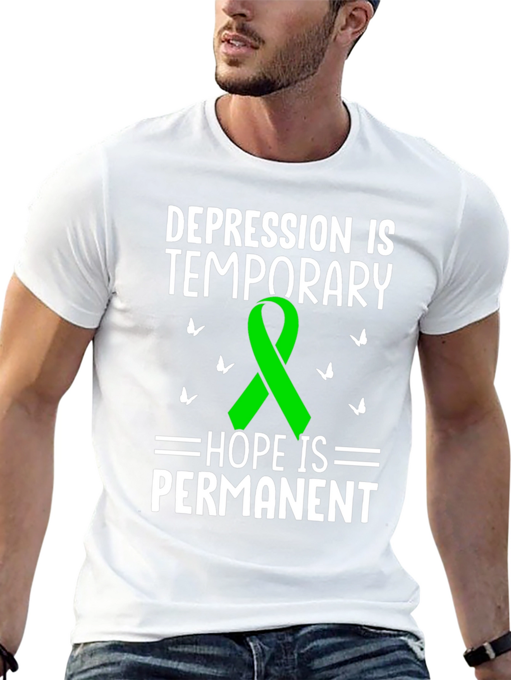 Depression Awareness T-Shirt - Hope is Permanent