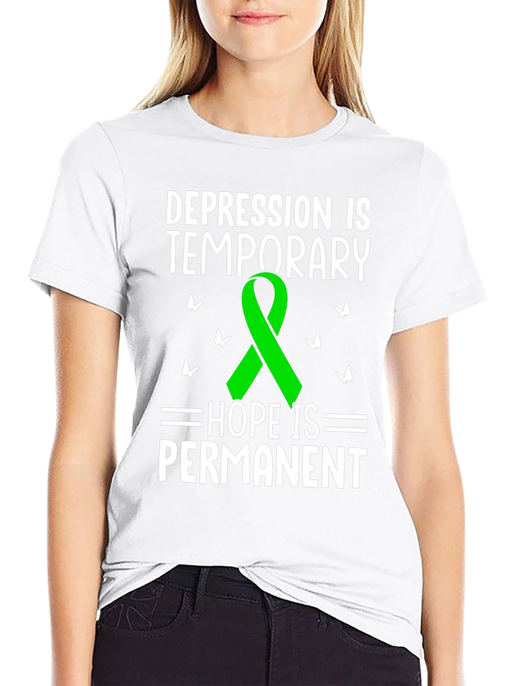 Depression Awareness T-Shirt - Hope is Permanent