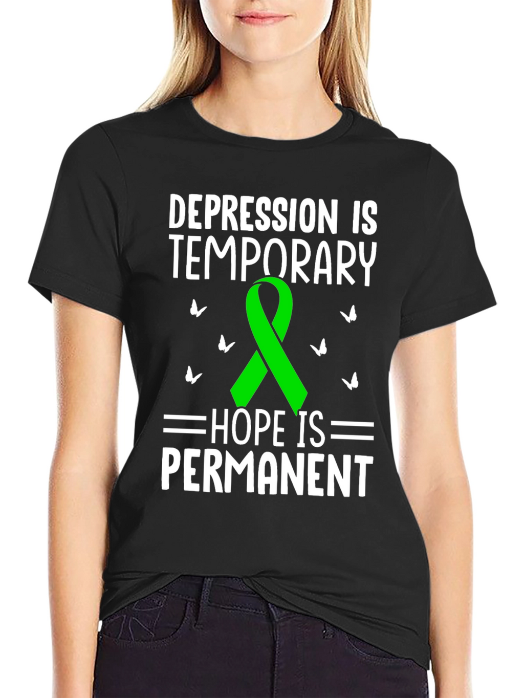 Depression Awareness T-Shirt - Hope is Permanent