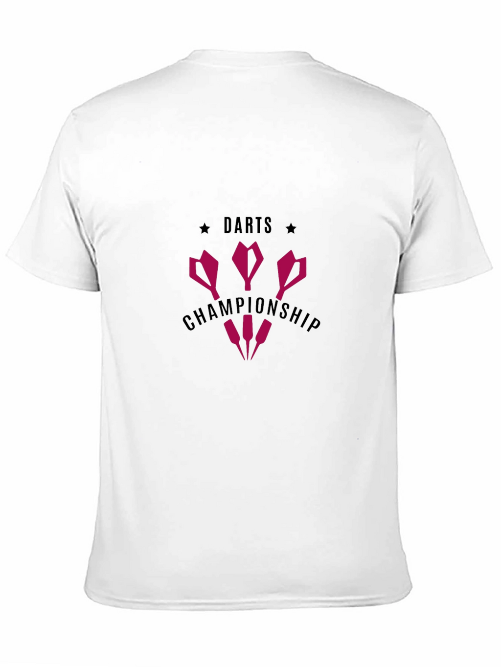 Darts Championship Graphic T-Shirt - Black