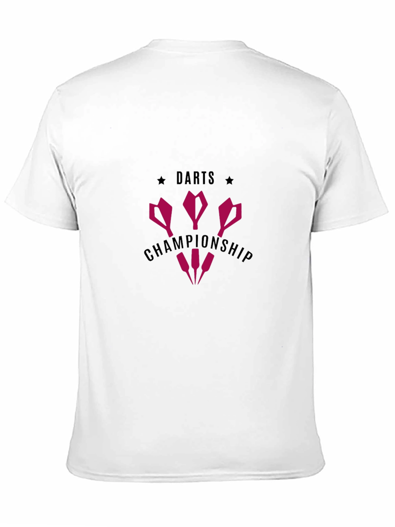 Darts Championship Graphic T-Shirt - Black